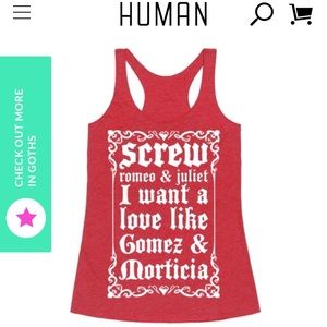 LookHuman Racerback Tank
